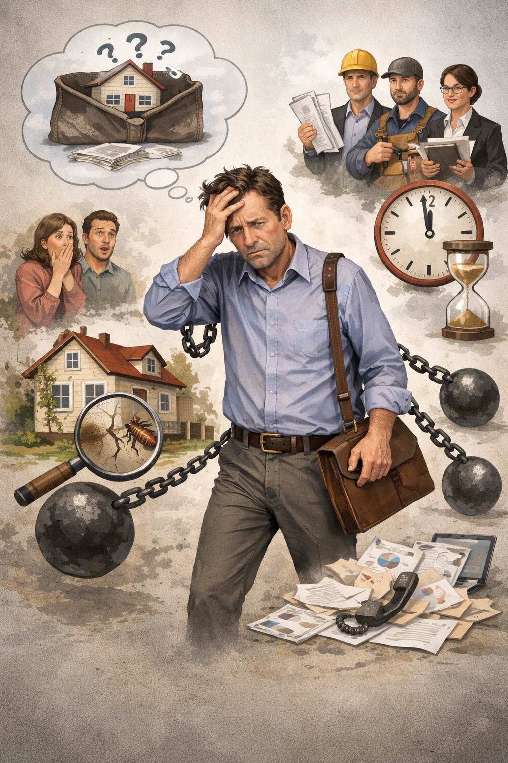 Stress beim Hausverkauf